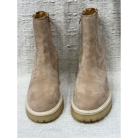 Altar'd State Women's Pink Faux Suede Boots Size 7 #100885 - Picture 2 of 7